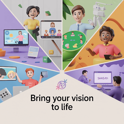 different industries using 2D animation