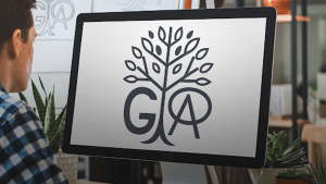 animator working on logo animation