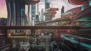 an instance of AI generated 3D animation