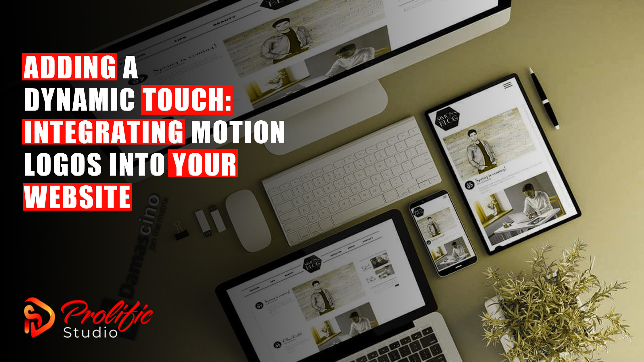 Integrating Motion Logos for Dynamic Website Experience