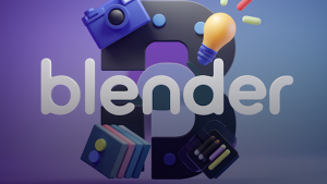 Blender for logo animation