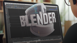 logo animation with Blender