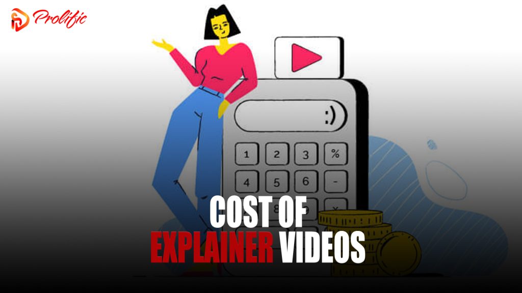 Mobile showing the cost of explainer video
