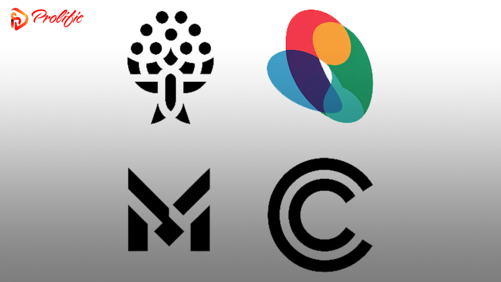 a bunch of animated logos