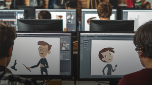 2D animation production