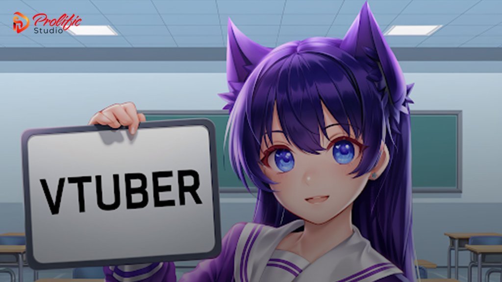 a VTuber character