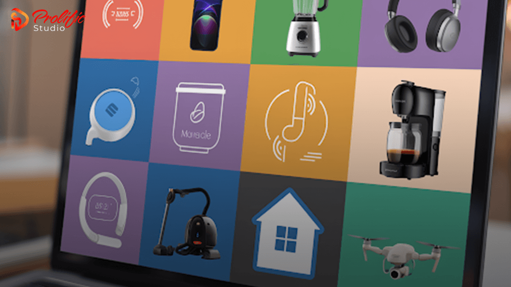 multiple product advertisement examples