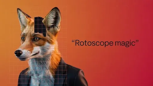 Rotoscope animation in character animation