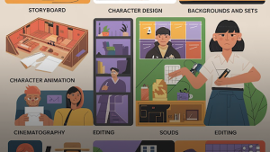 a breakdown of the animation process