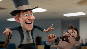 an example of comedic animation