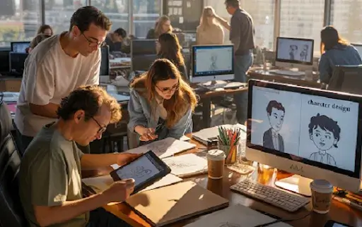 an animation studio in LA