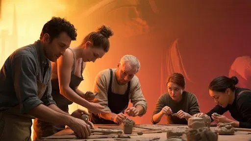 The process of sculpting