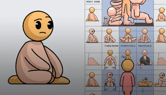 Tweening vs Frame-by-Frame Animation