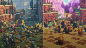 graphics display of game animation