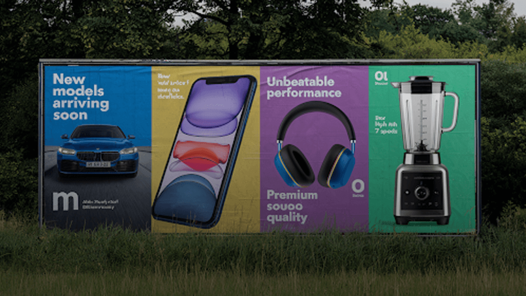 different product advertising