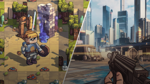 difference between an indie game and an AAA game