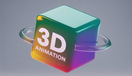 A generic image of a 3D animated object