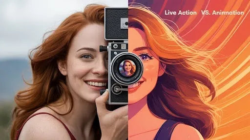 Live action vs animation