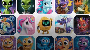 animated game characters