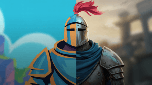 stylized vs. realistic art style