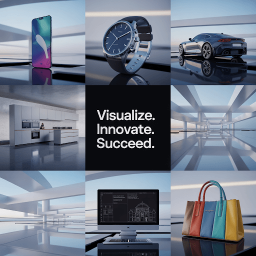 different industries using 3D product visualization