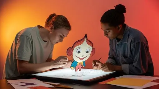 Animators working paper animation