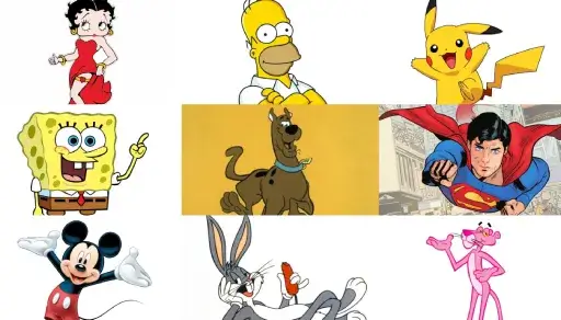 famous cartoon characters