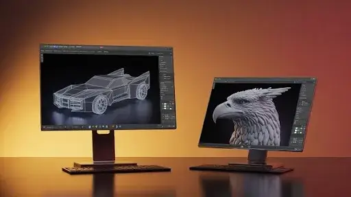 3D modeling and sculpting overlapping