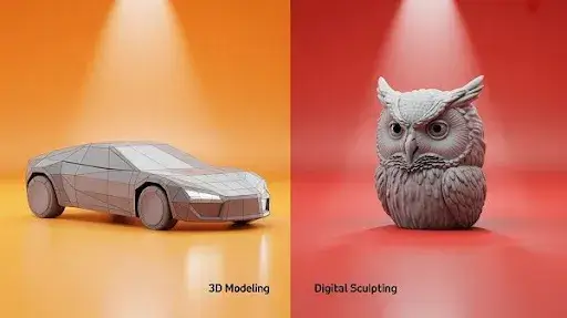 3D modeling and sculpting