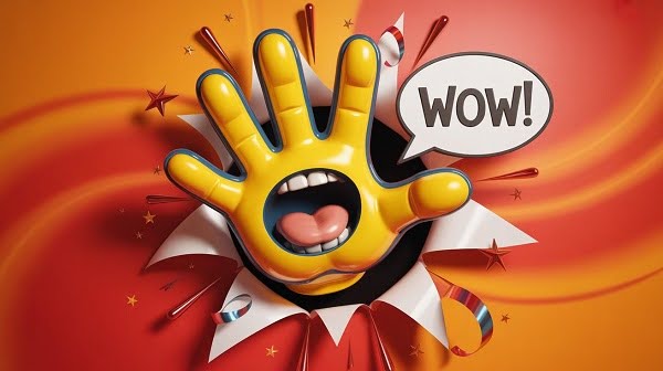 An example of exaggeration in animation