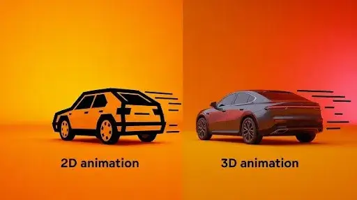 Difference between 2D animated and 3D animated explainer content