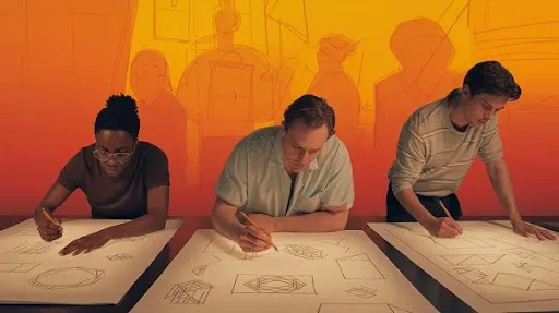 Form and structure concept of fundamentals of art