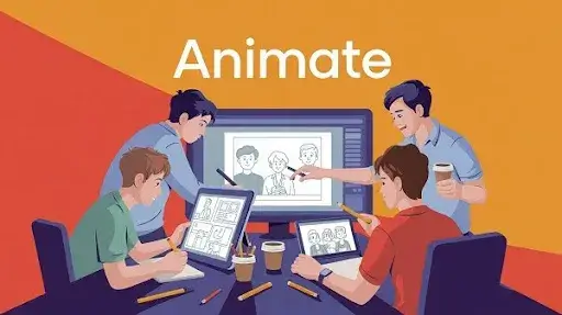 Visual representation of an explainer video