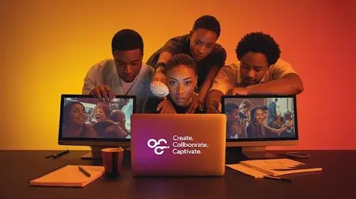 people working on sizzle reels