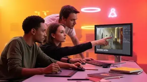 3D Animation Experts Rely on Secondary Action