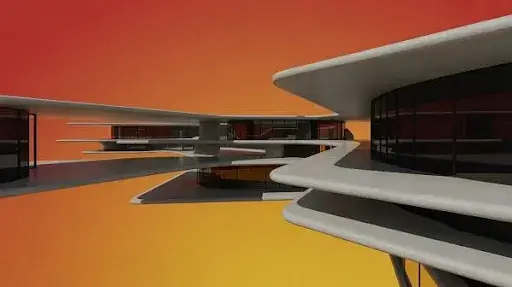 A sample of a 3D environment design