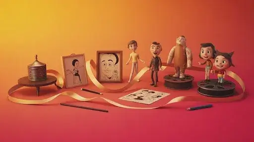 A visual representation of history of animation