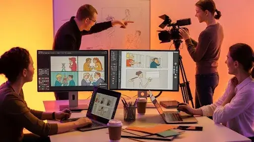 The storytelling aspect of explainer videos