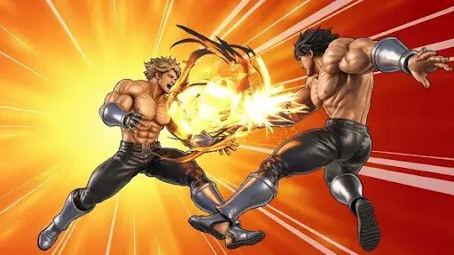 A type of animation exaggeration in fighting games