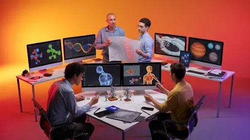 An animation video agency working on different 3D science animation projects An animation video agency working on different 3D science animation projects