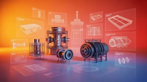 An example of 3D industrial rendering