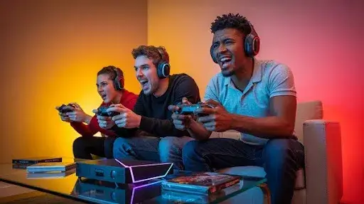 Players enjoying a game