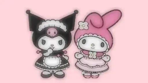 the characters from My Melody & Kuromi