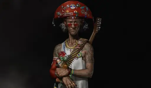 The character design by Marco Teixeira