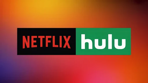 Logos of Netflix and Hulu
