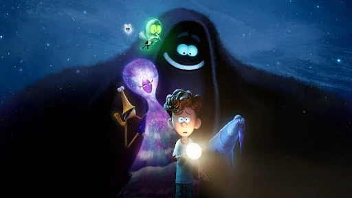 The characters of the film ‘Orion and the Dark’