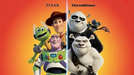A comparison between Pixar and DreamWorks