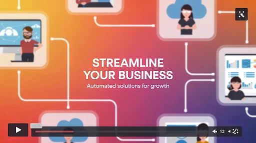 An explainer video pops up at a time when it is needed for clarity