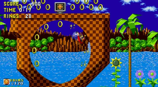 Gameplay version of the Green Hill Zone