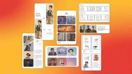 One of the storyboard templates